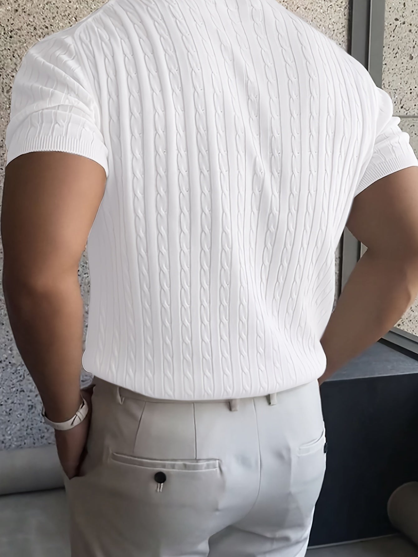 MAISON VELDT® shortsleave knitwear sweater