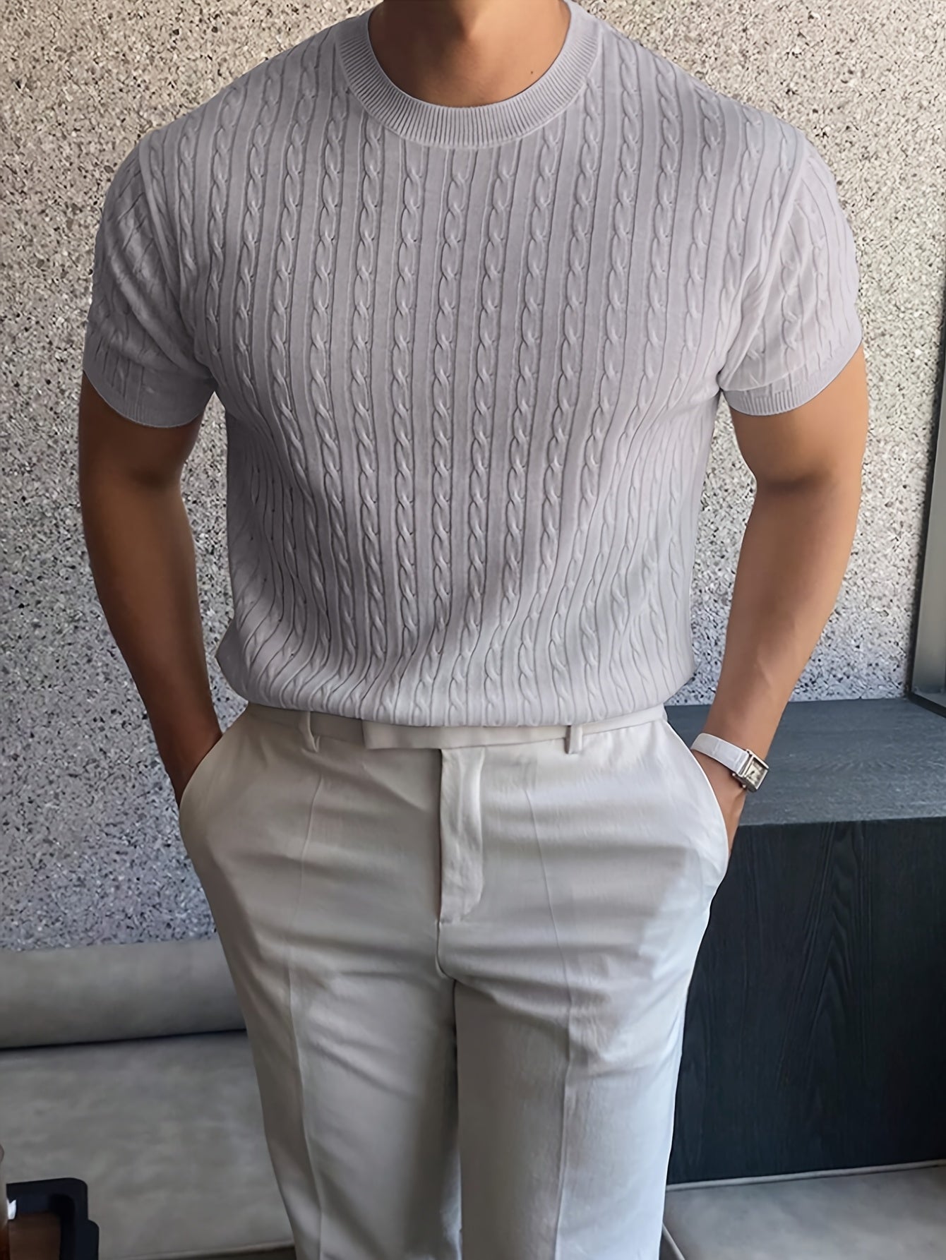 MAISON VELDT® shortsleave knitwear sweater
