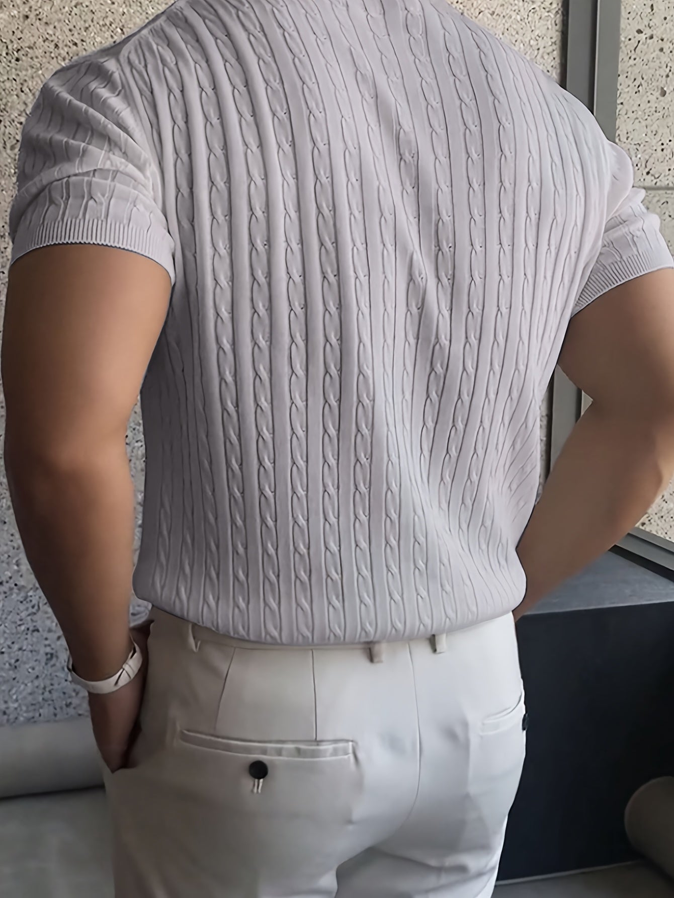 MAISON VELDT® shortsleave knitwear sweater