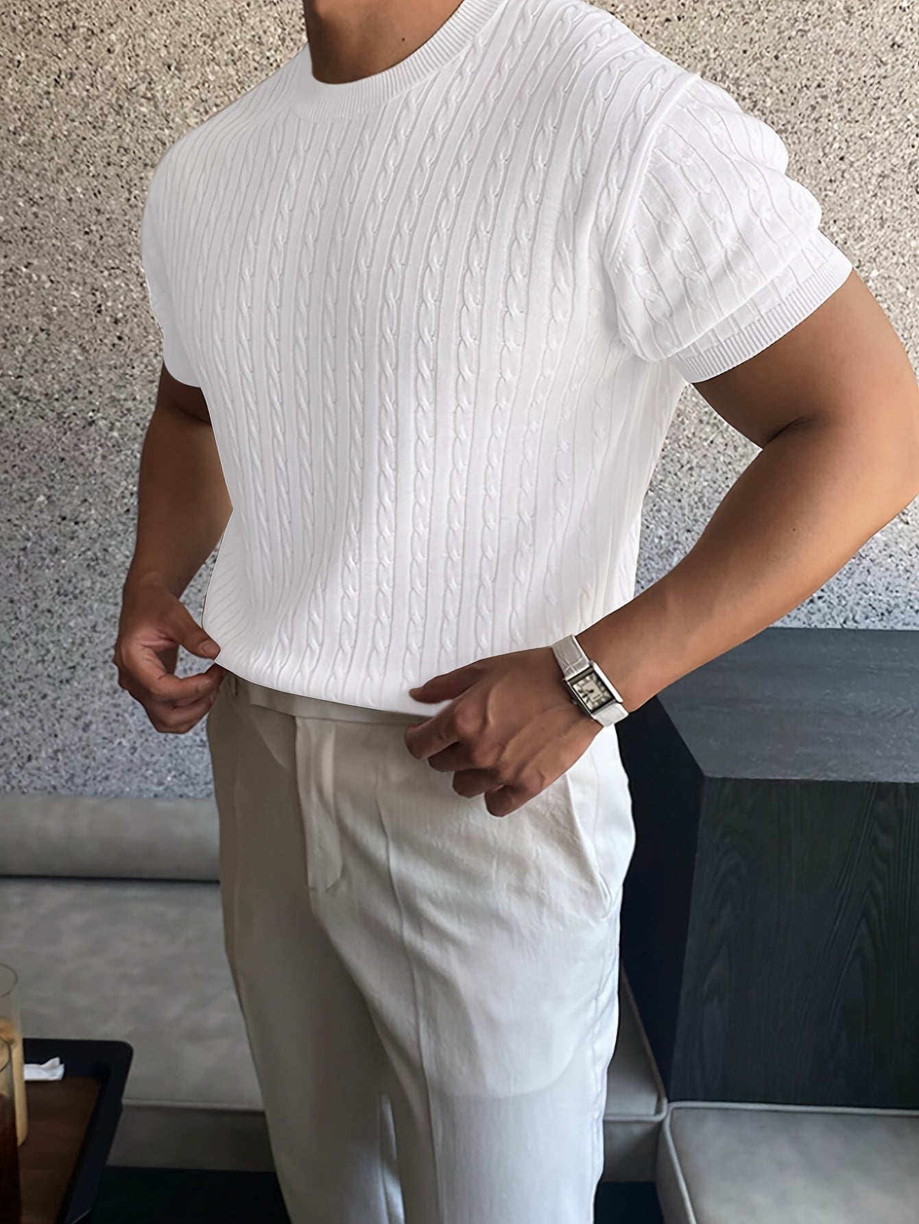 MAISON VELDT® shortsleave knitwear sweater